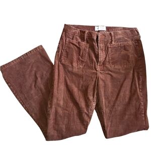❤️GAP Brown Corduroy 70s High Rise Pants☆